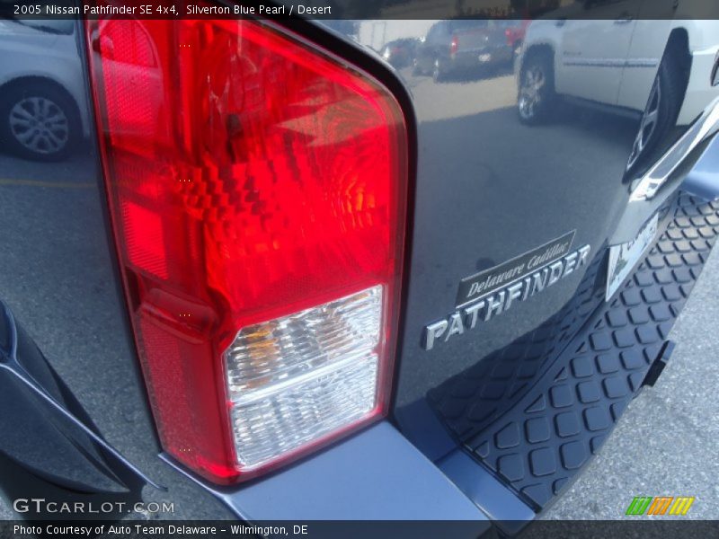 Silverton Blue Pearl / Desert 2005 Nissan Pathfinder SE 4x4
