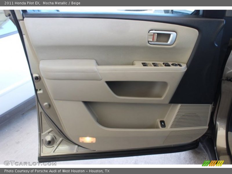 Mocha Metallic / Beige 2011 Honda Pilot EX