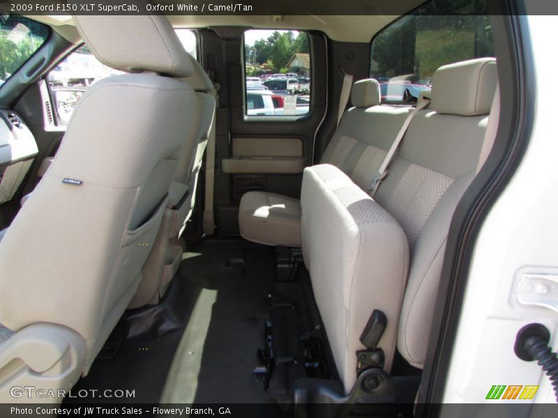 Oxford White / Camel/Tan 2009 Ford F150 XLT SuperCab