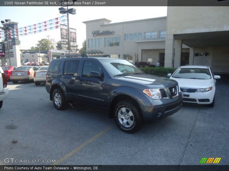 Silverton Blue Pearl / Desert 2005 Nissan Pathfinder SE 4x4