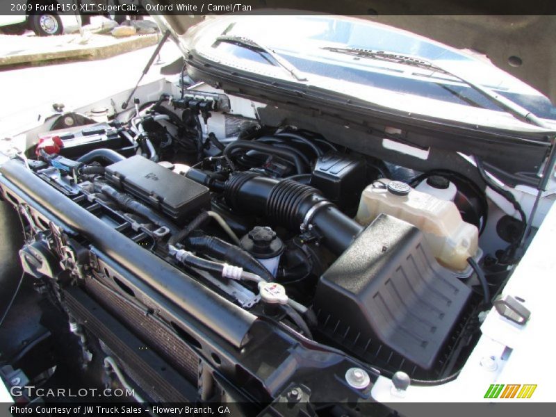 Oxford White / Camel/Tan 2009 Ford F150 XLT SuperCab