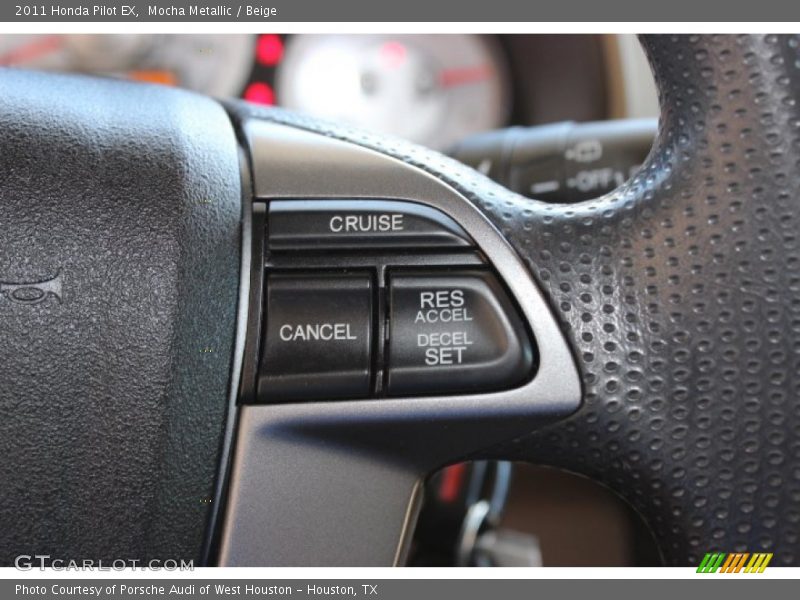 Mocha Metallic / Beige 2011 Honda Pilot EX