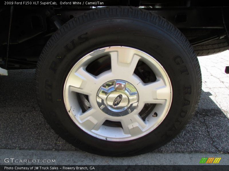 Oxford White / Camel/Tan 2009 Ford F150 XLT SuperCab