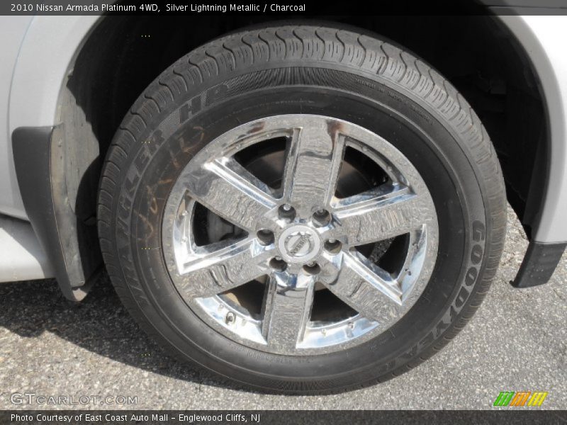 Silver Lightning Metallic / Charcoal 2010 Nissan Armada Platinum 4WD