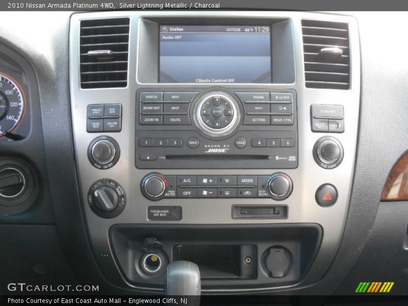Silver Lightning Metallic / Charcoal 2010 Nissan Armada Platinum 4WD