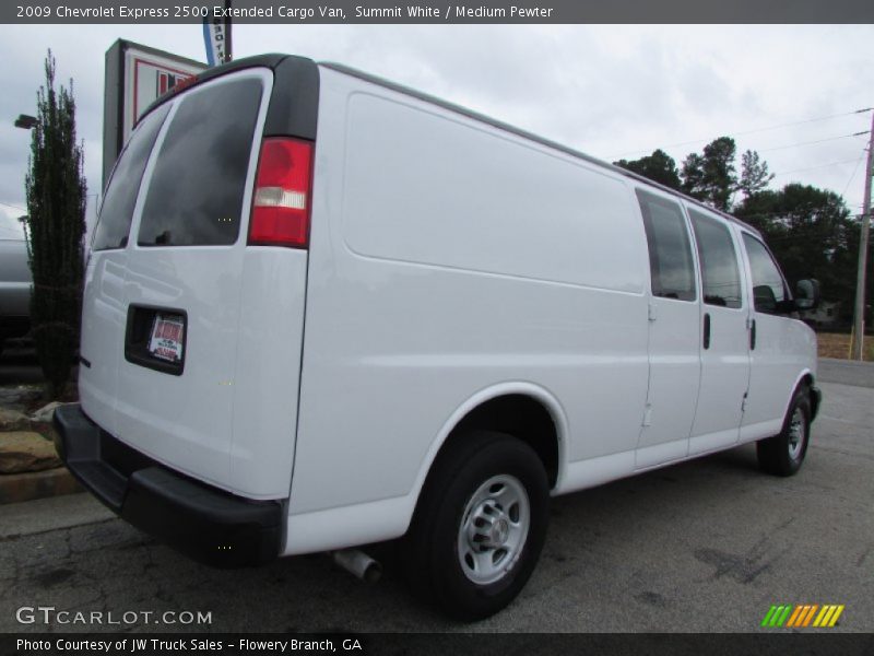 Summit White / Medium Pewter 2009 Chevrolet Express 2500 Extended Cargo Van