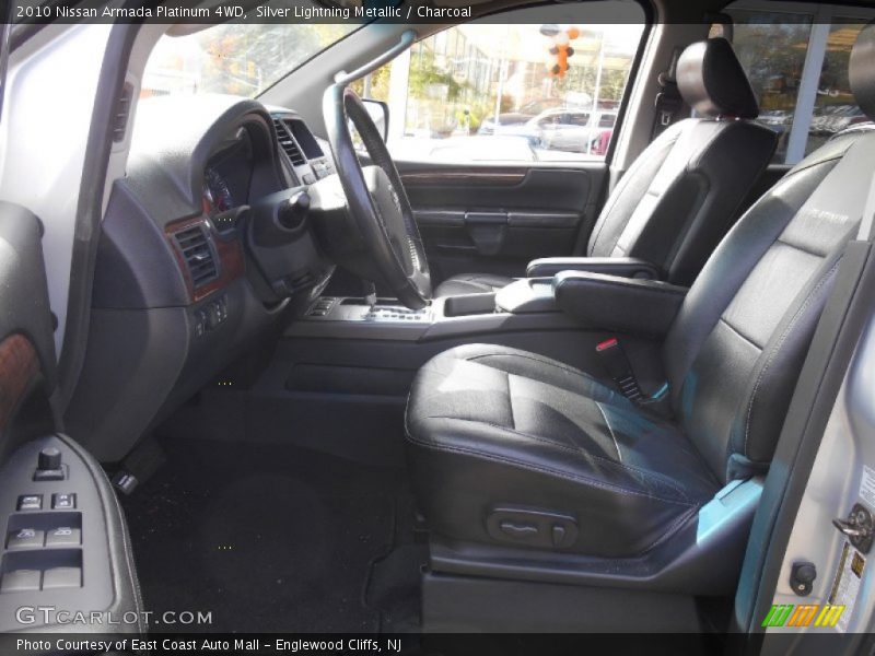 Silver Lightning Metallic / Charcoal 2010 Nissan Armada Platinum 4WD