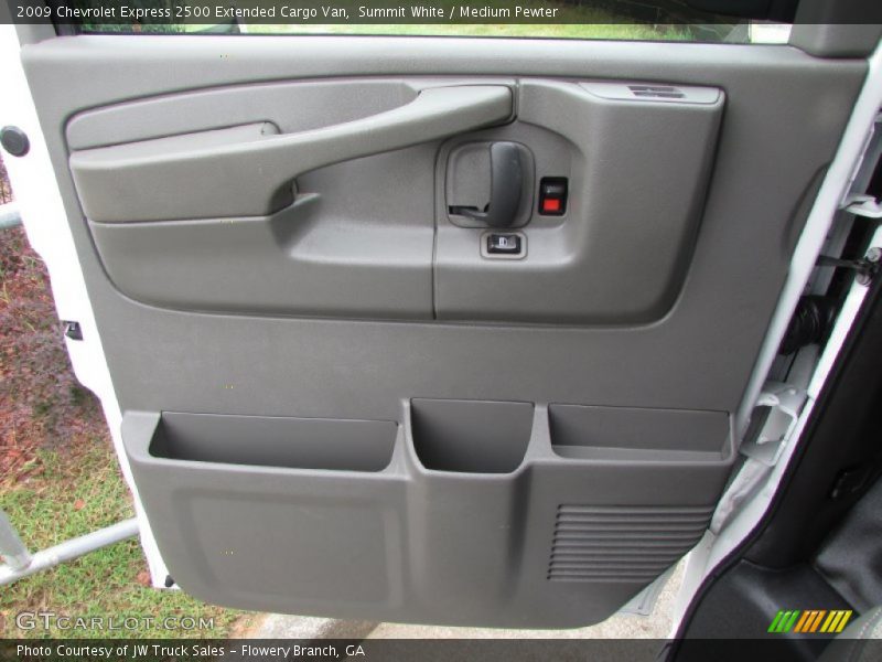 Summit White / Medium Pewter 2009 Chevrolet Express 2500 Extended Cargo Van