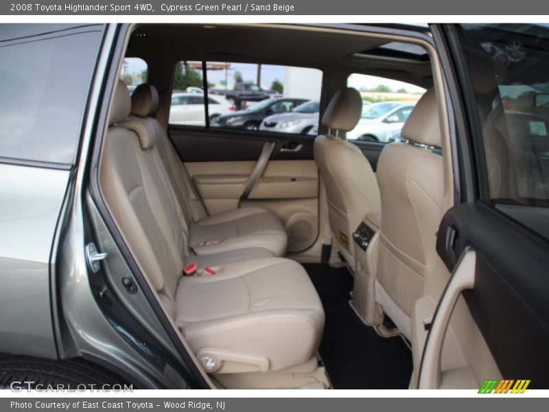 Cypress Green Pearl / Sand Beige 2008 Toyota Highlander Sport 4WD