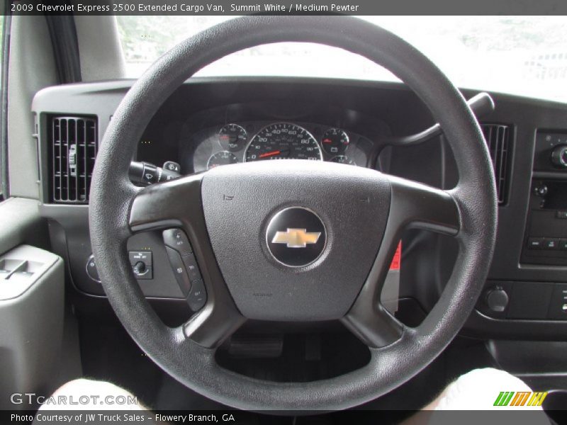 Summit White / Medium Pewter 2009 Chevrolet Express 2500 Extended Cargo Van