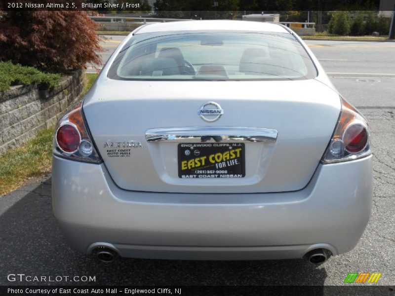 Brilliant Silver / Frost 2012 Nissan Altima 2.5