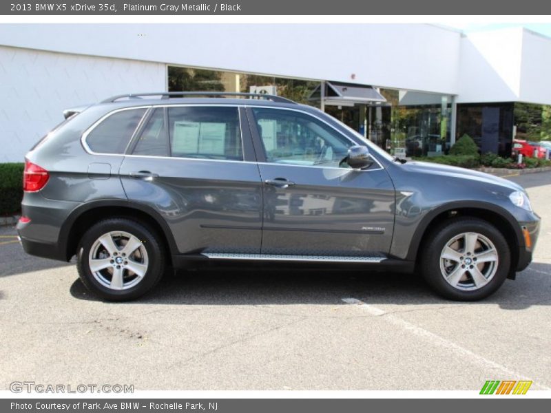 Platinum Gray Metallic / Black 2013 BMW X5 xDrive 35d