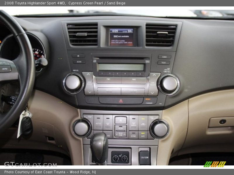 Cypress Green Pearl / Sand Beige 2008 Toyota Highlander Sport 4WD