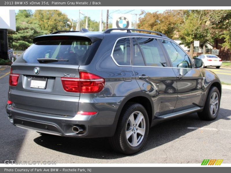 Platinum Gray Metallic / Black 2013 BMW X5 xDrive 35d