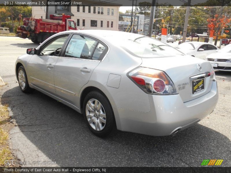 Brilliant Silver / Frost 2012 Nissan Altima 2.5