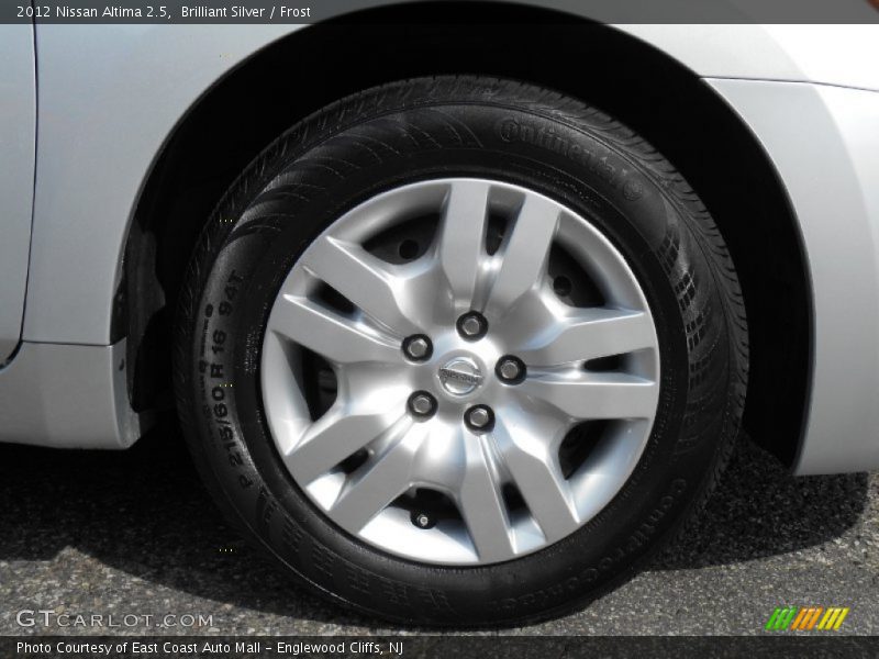 Brilliant Silver / Frost 2012 Nissan Altima 2.5