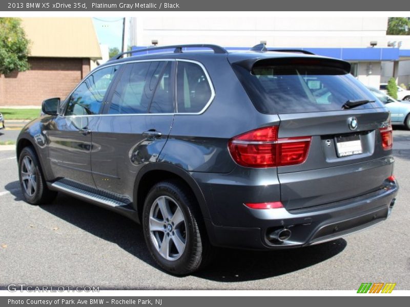 Platinum Gray Metallic / Black 2013 BMW X5 xDrive 35d