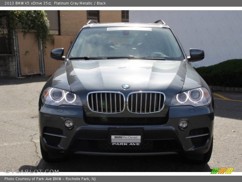 Platinum Gray Metallic / Black 2013 BMW X5 xDrive 35d