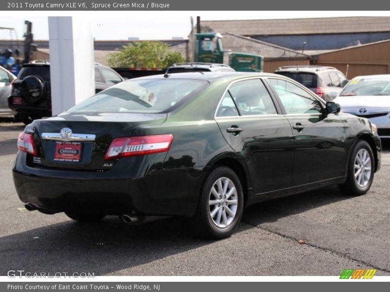 Spruce Green Mica / Bisque 2011 Toyota Camry XLE V6