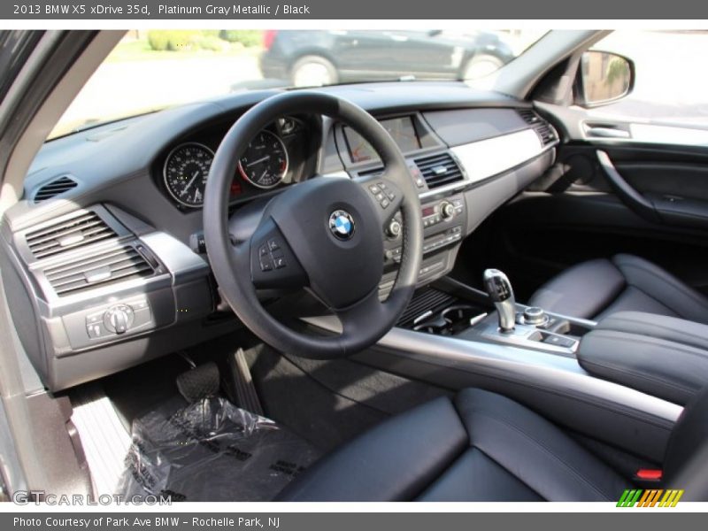 Platinum Gray Metallic / Black 2013 BMW X5 xDrive 35d