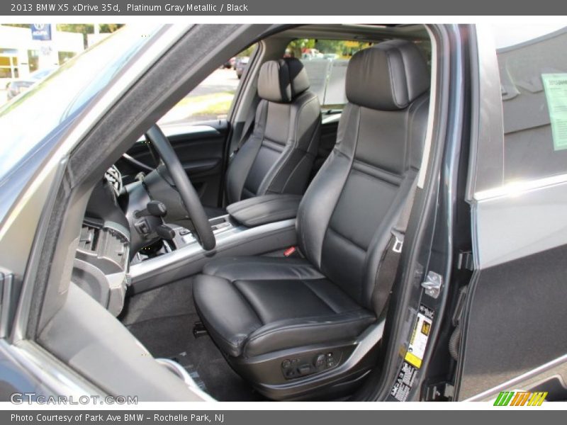 Platinum Gray Metallic / Black 2013 BMW X5 xDrive 35d