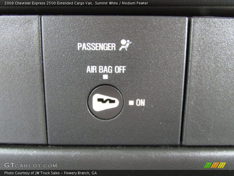 Summit White / Medium Pewter 2009 Chevrolet Express 2500 Extended Cargo Van