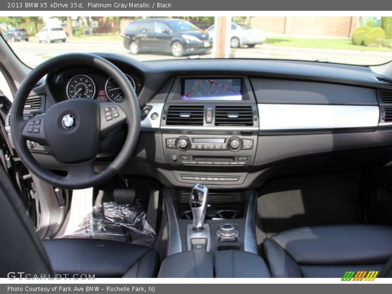 Platinum Gray Metallic / Black 2013 BMW X5 xDrive 35d