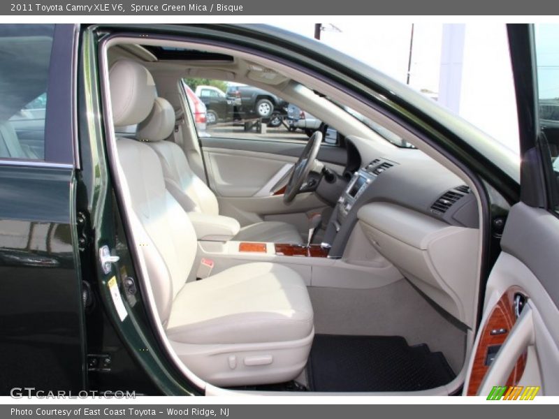 Spruce Green Mica / Bisque 2011 Toyota Camry XLE V6