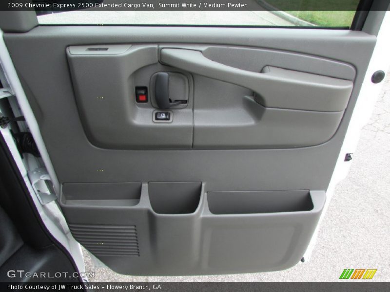 Summit White / Medium Pewter 2009 Chevrolet Express 2500 Extended Cargo Van
