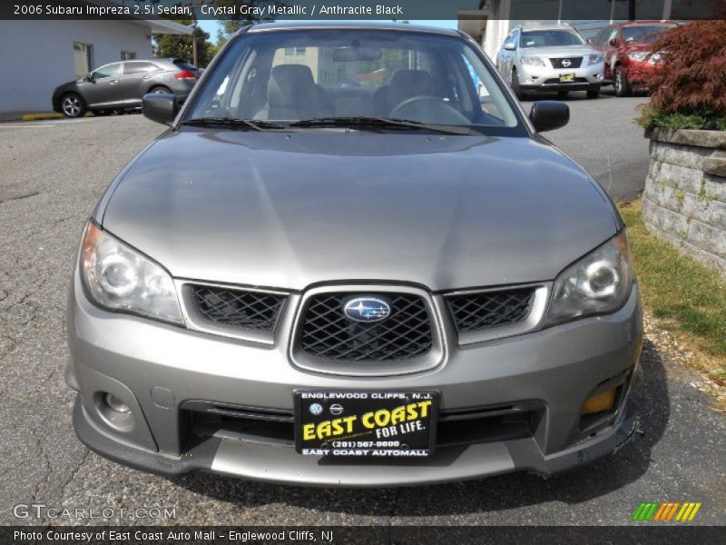 Crystal Gray Metallic / Anthracite Black 2006 Subaru Impreza 2.5i Sedan