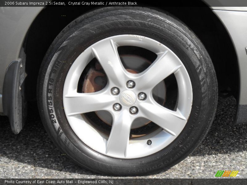 Crystal Gray Metallic / Anthracite Black 2006 Subaru Impreza 2.5i Sedan