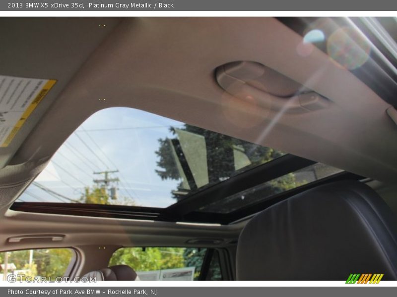 Platinum Gray Metallic / Black 2013 BMW X5 xDrive 35d
