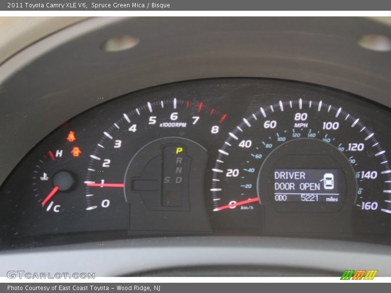 Spruce Green Mica / Bisque 2011 Toyota Camry XLE V6