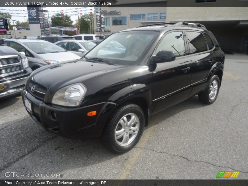Obsidian Black / Beige 2006 Hyundai Tucson Limited 4x4