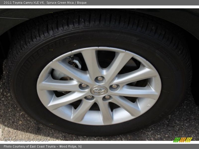 Spruce Green Mica / Bisque 2011 Toyota Camry XLE V6