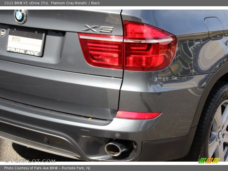 Platinum Gray Metallic / Black 2013 BMW X5 xDrive 35d