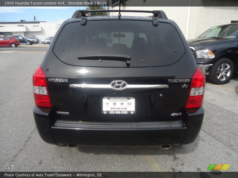 Obsidian Black / Beige 2006 Hyundai Tucson Limited 4x4