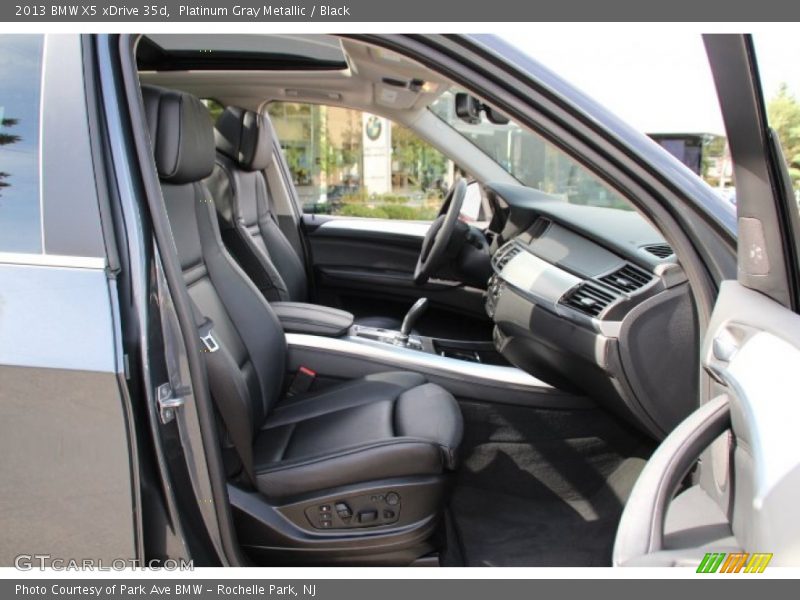 Platinum Gray Metallic / Black 2013 BMW X5 xDrive 35d