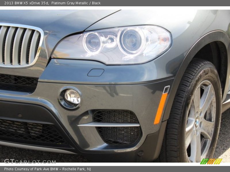 Platinum Gray Metallic / Black 2013 BMW X5 xDrive 35d