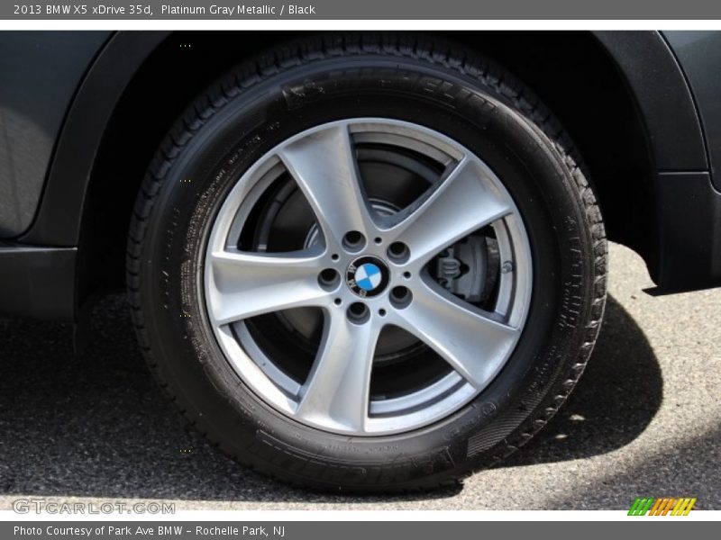 Platinum Gray Metallic / Black 2013 BMW X5 xDrive 35d