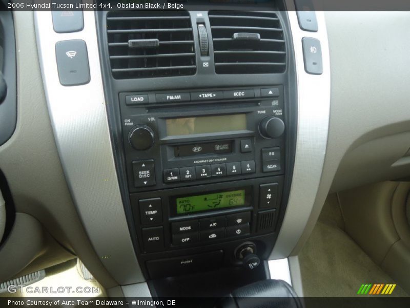 Obsidian Black / Beige 2006 Hyundai Tucson Limited 4x4