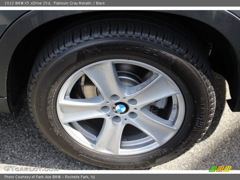 Platinum Gray Metallic / Black 2013 BMW X5 xDrive 35d