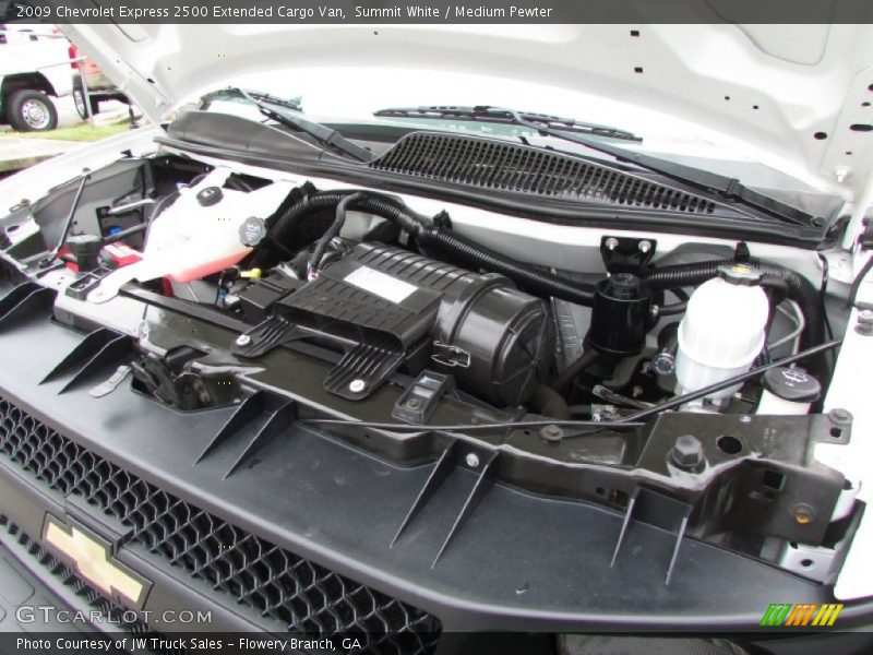 Summit White / Medium Pewter 2009 Chevrolet Express 2500 Extended Cargo Van