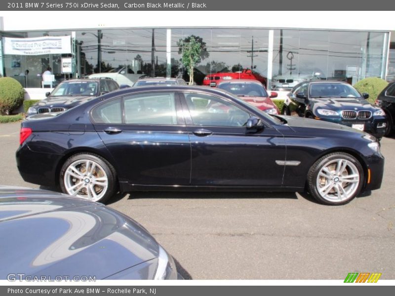 Carbon Black Metallic / Black 2011 BMW 7 Series 750i xDrive Sedan