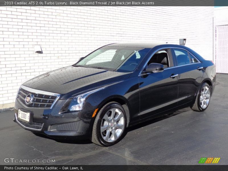 Black Diamond Tricoat / Jet Black/Jet Black Accents 2013 Cadillac ATS 2.0L Turbo Luxury