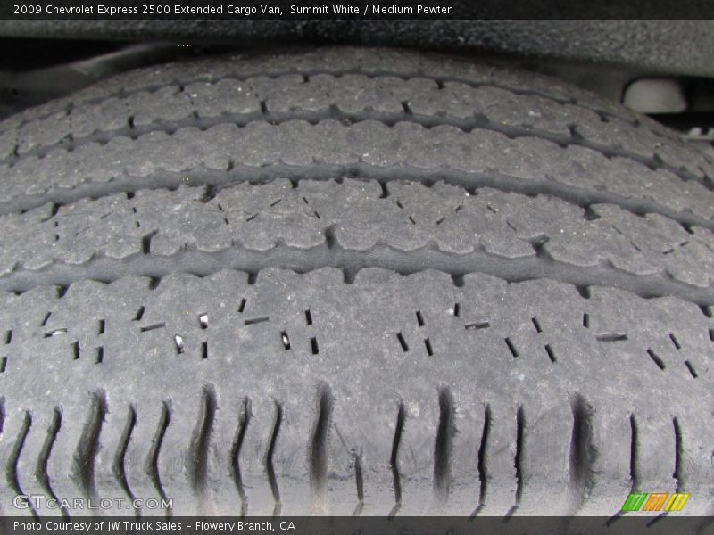 Summit White / Medium Pewter 2009 Chevrolet Express 2500 Extended Cargo Van