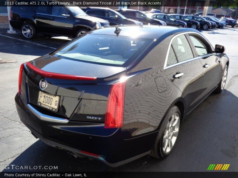 Black Diamond Tricoat / Jet Black/Jet Black Accents 2013 Cadillac ATS 2.0L Turbo Luxury