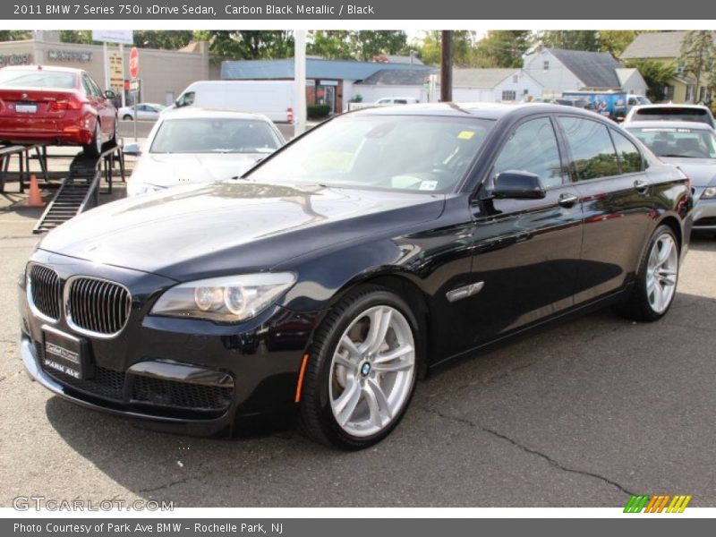 Carbon Black Metallic / Black 2011 BMW 7 Series 750i xDrive Sedan