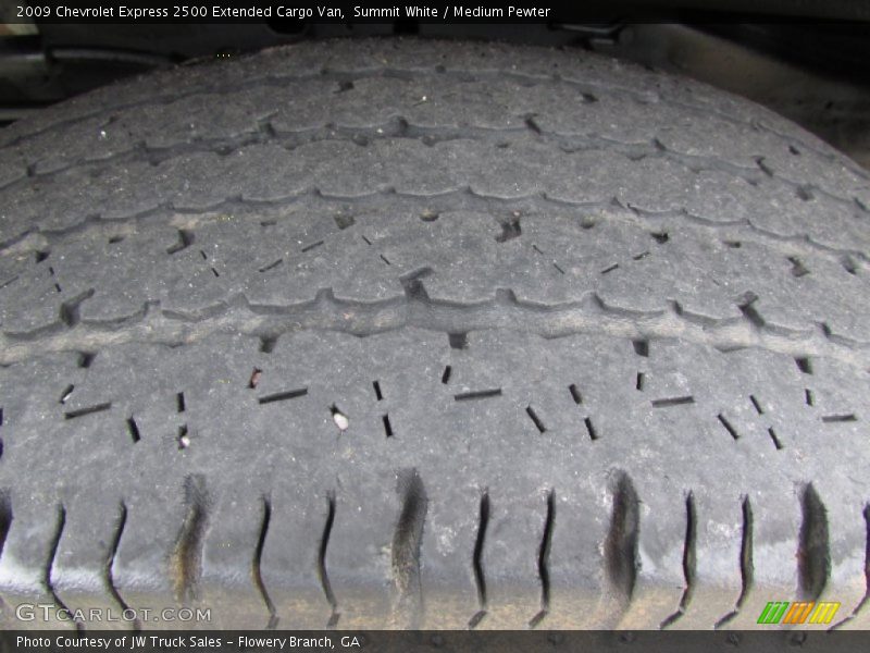Summit White / Medium Pewter 2009 Chevrolet Express 2500 Extended Cargo Van