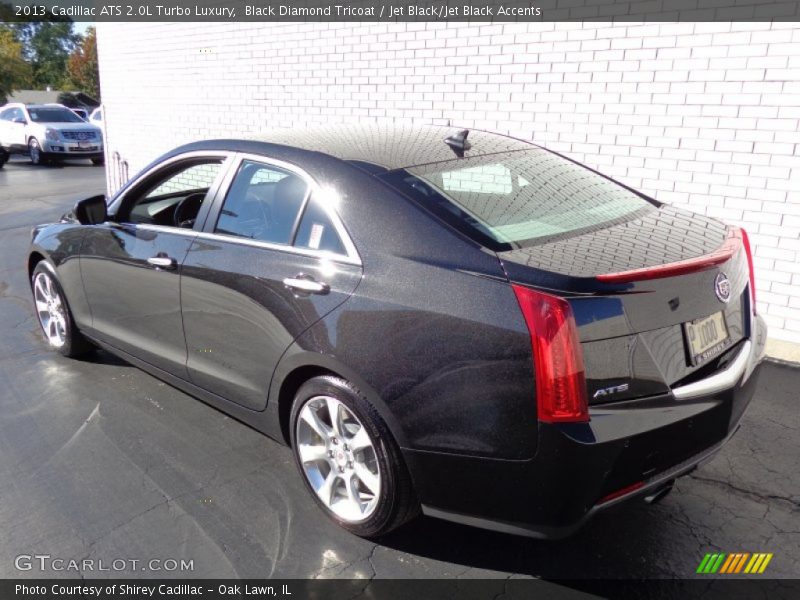 Black Diamond Tricoat / Jet Black/Jet Black Accents 2013 Cadillac ATS 2.0L Turbo Luxury